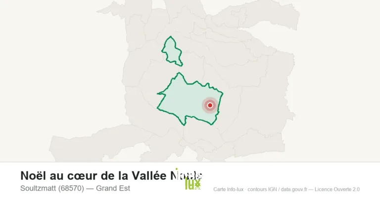 Carte : Noël au cœur de la Vallée Noble à Soultzmatt