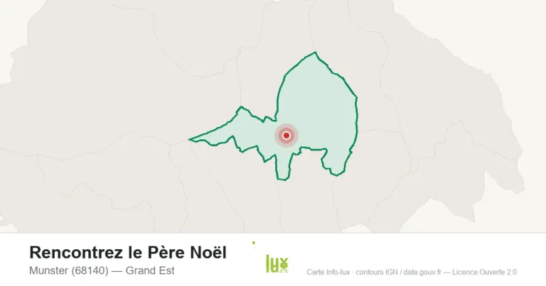 Carte : Rencontrez le Père Noël à Munster