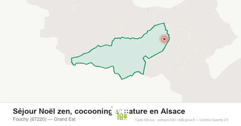 Carte : Séjour Noël zen, cocooning et nature en Alsace à Fouchy