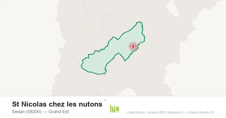 Carte : St Nicolas chez les nutons à Sedan
