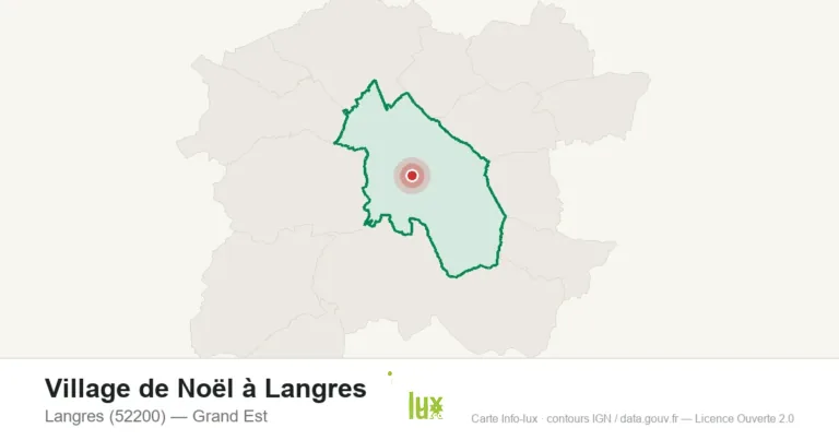 Langres > Marché de Noël > Village de Noël à Langres