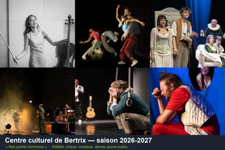 « Nos points communs » : ce que réserve la saison 2026-2027 du Centre culturel de Bertrix