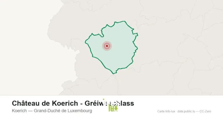 Château de Koerich – Gréiweschlass : patrimoine au Grand-Duché de Luxembourg