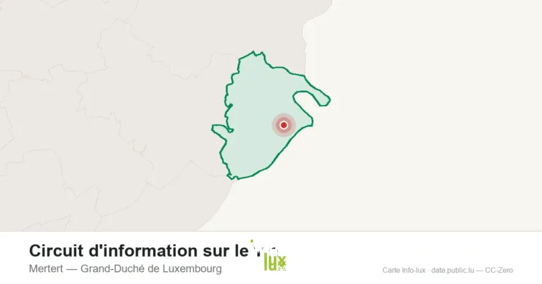 Carte de localisation de Circuit d'information sur le vin à Mertert (Grand-Duché de Luxembourg)