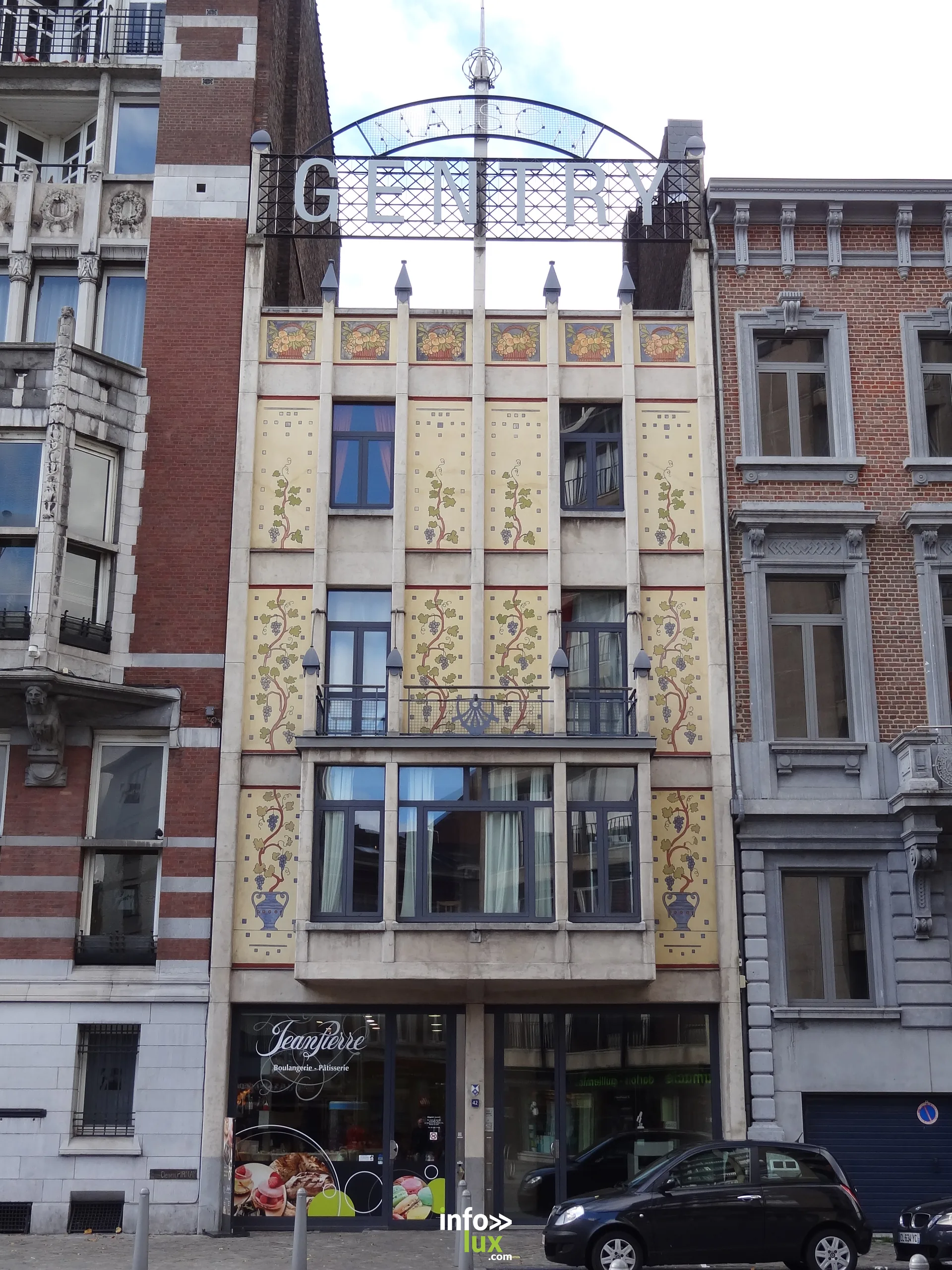 Rue Dartois 42, la Maison Bacot (1920), Art nouveau a Liege Rue Dartois 42, la Maison Bacot (1920), Art nouveau a Liege