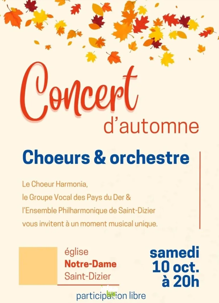 Saint-Dizier > Concert > Concert d’automne