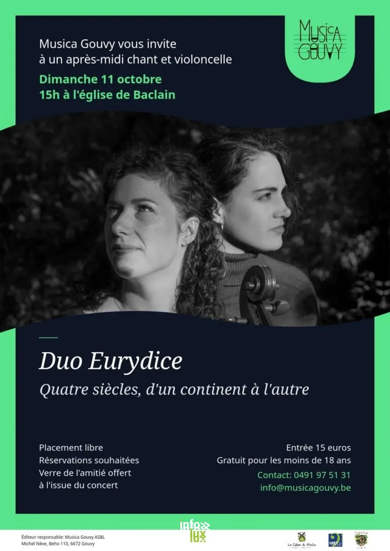 Gouvy > Concert > Concert de Duo Eurydice