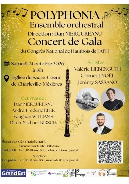 Charleville-Mézières > Concert > CONCERT DE GALA : Autour du hautbois