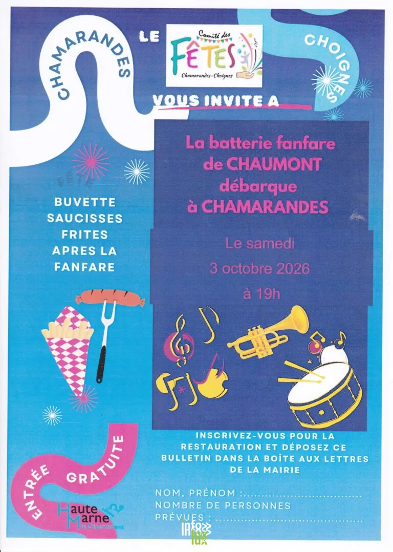 Chamarandes-Choignes > Concert > Concert de la batterie fanfare de Chaumont