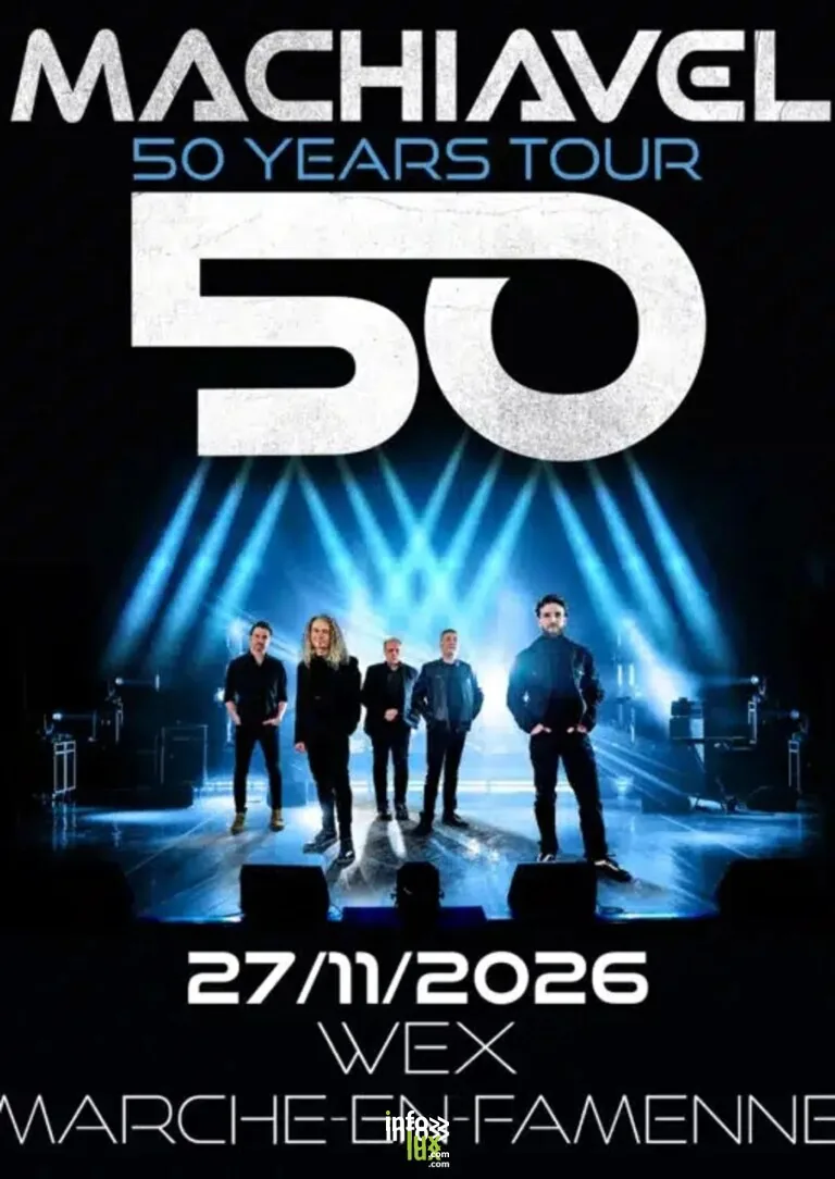 Marche-en-Famenne > Concert > Concert: Machiavel – 50 years Tour