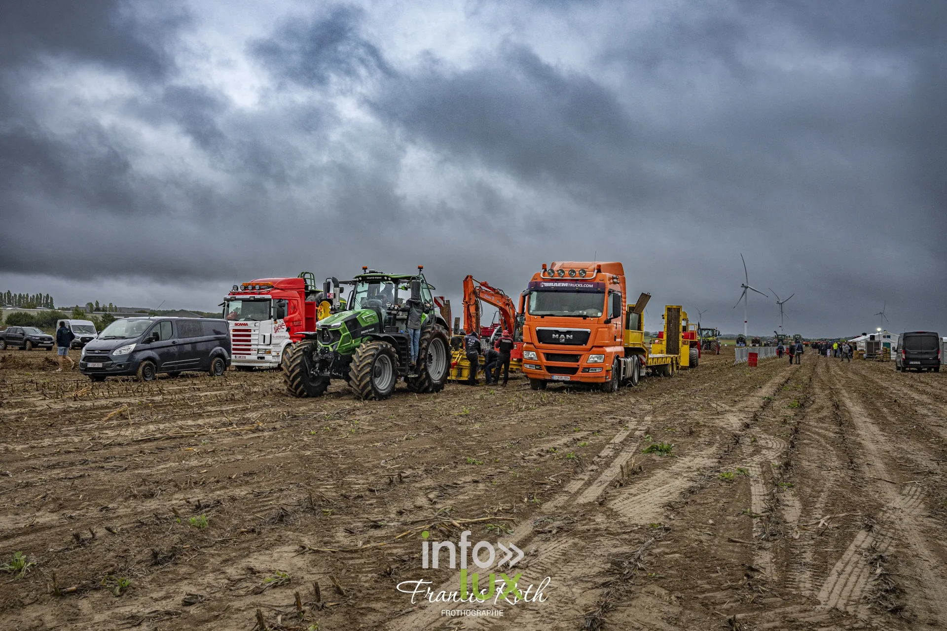 Concours de traction FJA WPJ 2026 à Thorembais-Saint-Trond (Perwez) — La pesée et les premiers passages, sous un ciel chargé