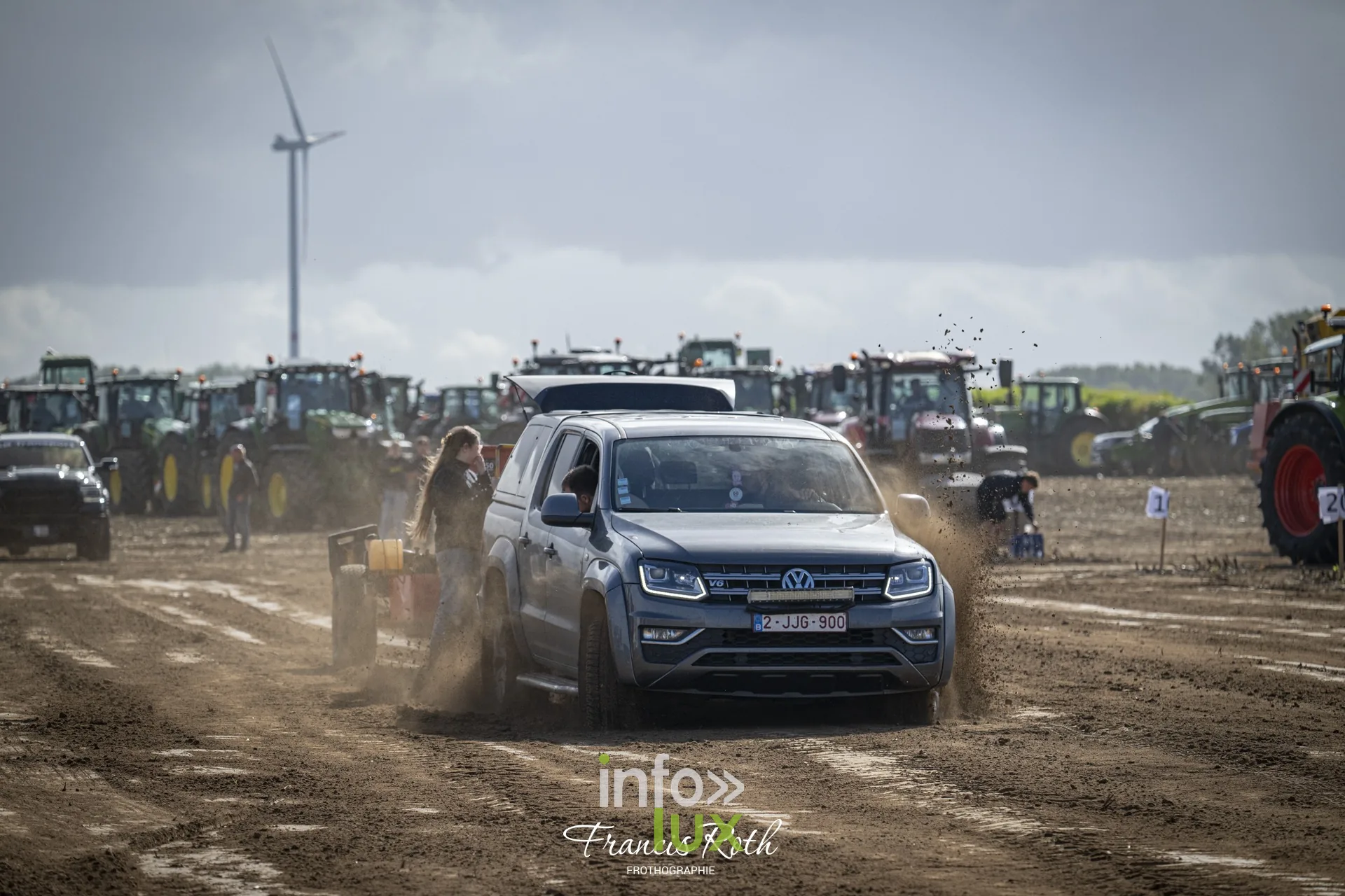 Concours de traction FJA WPJ 2026 à Thorembais-Saint-Trond (Perwez) — Pick-up, 4×4 et voitures s’essaient aussi au tirage