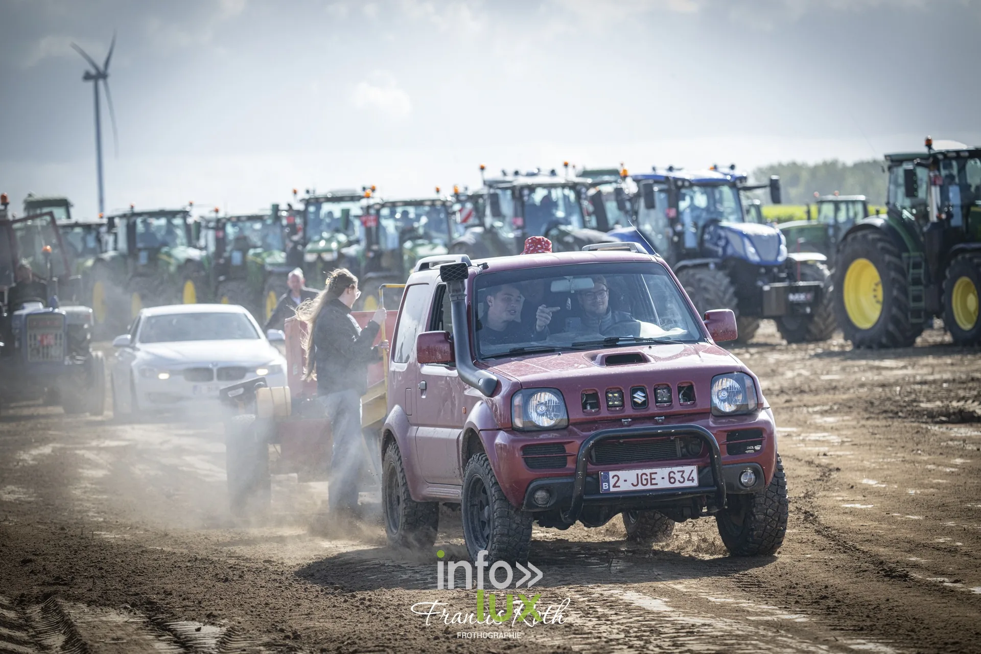 Concours de traction FJA WPJ 2026 à Thorembais-Saint-Trond (Perwez) — Pick-up, 4×4 et voitures s’essaient aussi au tirage