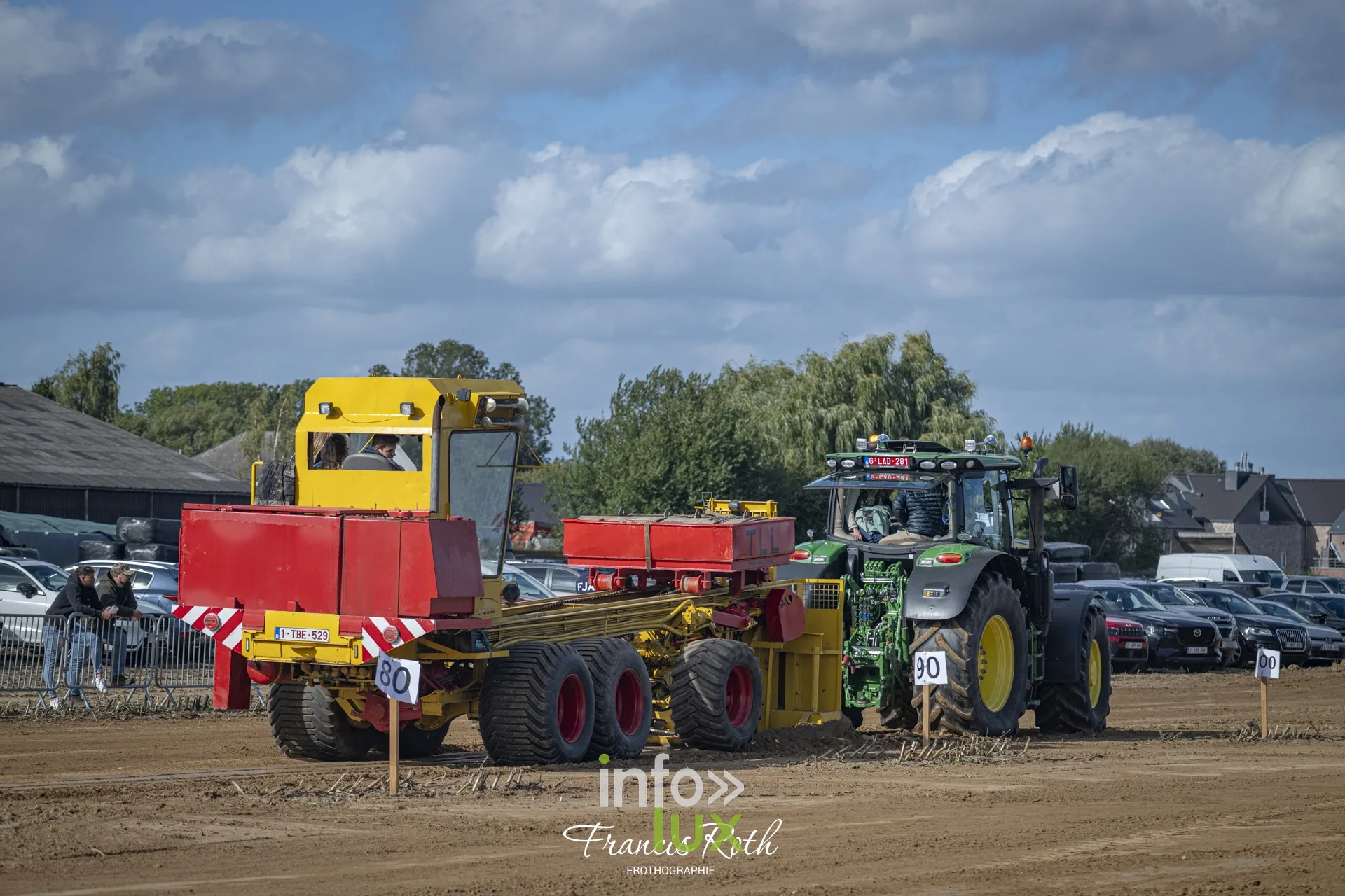 Concours de traction FJA WPJ 2026 à Thorembais-Saint-Trond (Perwez) — Pick-up, 4×4 et voitures s’essaient aussi au tirage