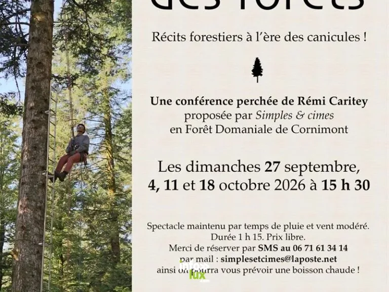 Cornimont > Conférence > Conférence perchée – L’exil des forêts