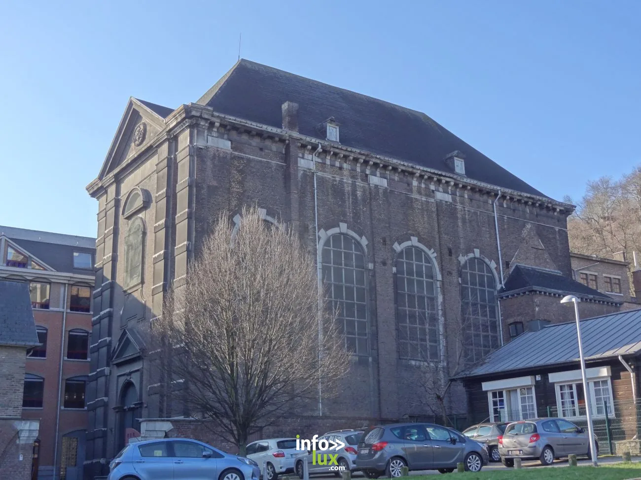 L'église du couvent des Carmélites, sur le site du Potay, Art nouveau a Liege L'église du couvent des Carmélites, sur le site du Potay, Art nouveau a Liege