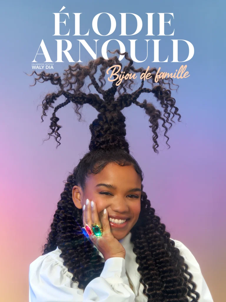 Affiche du spectacle Bijou de famille d Elodie Arnould au Trocadero de Liege