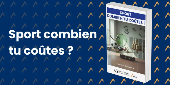 Couverture de l’enquête « Sport, combien tu coûtes ? » de l’Adeps sur le coût de la pratique sportive en club