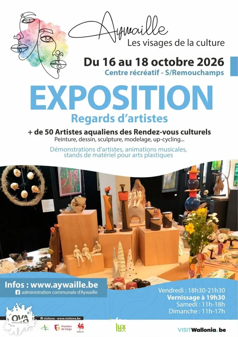 Aywaille > Exposition > Exposition collective exceptionnelle « Regards d’artistes »