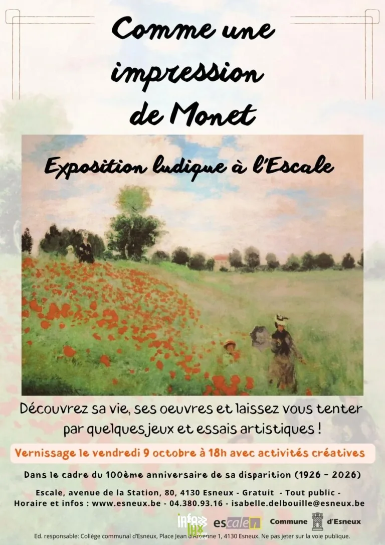 Esneux > Exposition > Exposition Monet