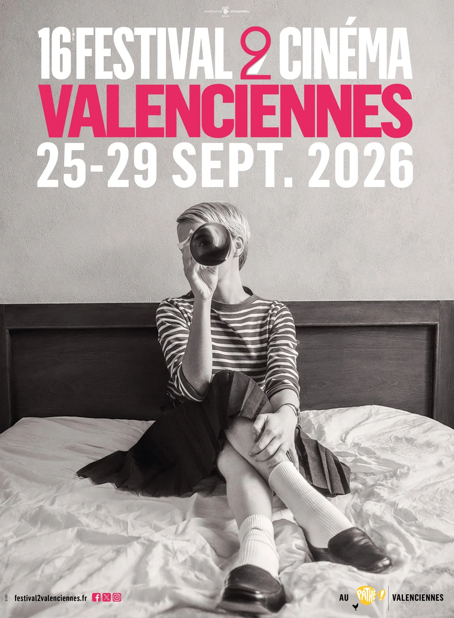 Affiche du 16e Festival 2 Cinéma de Valenciennes, 25-29 septembre 2026