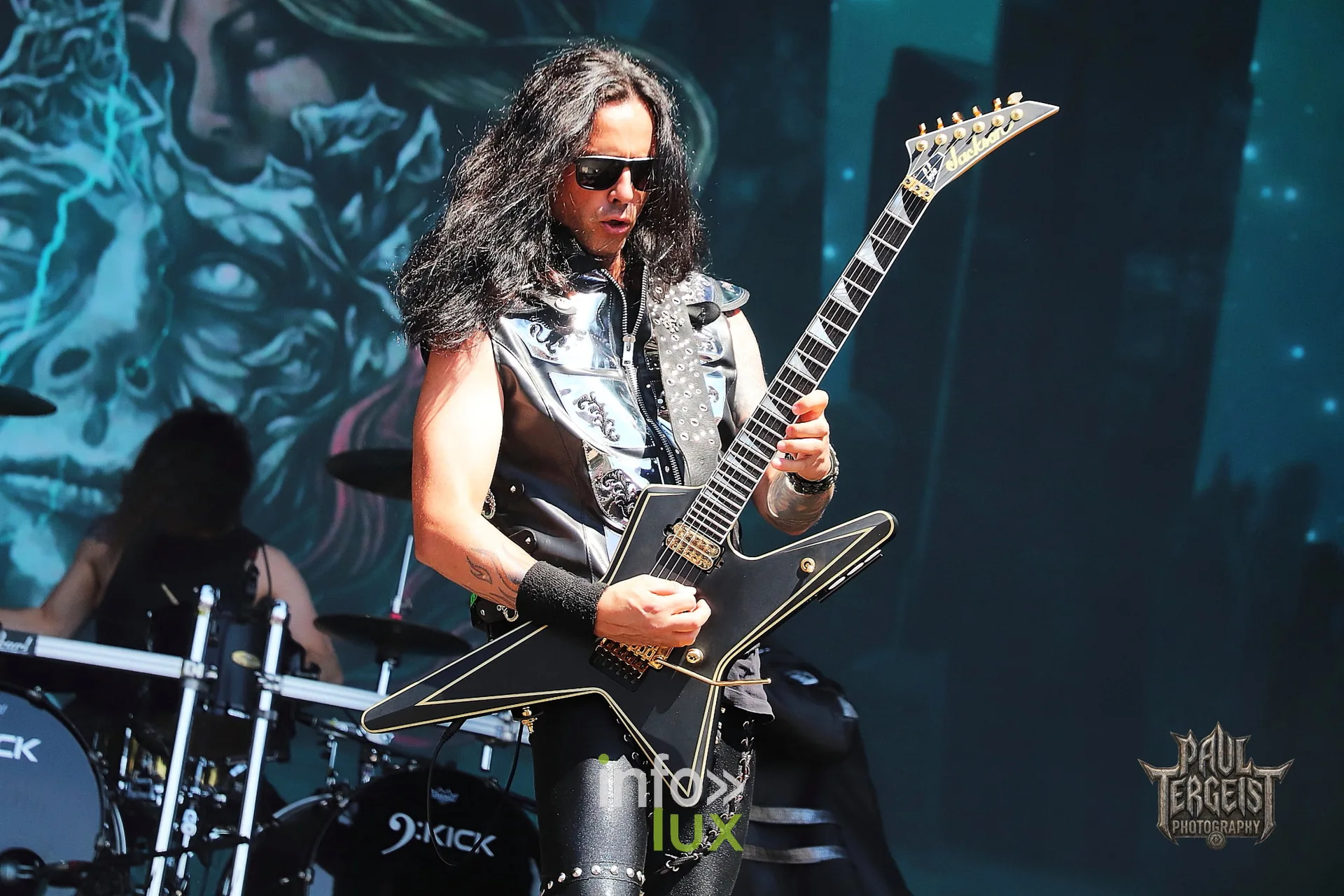 Gus G avec Firewind sur la scène de l'Alcatraz Festival 2026