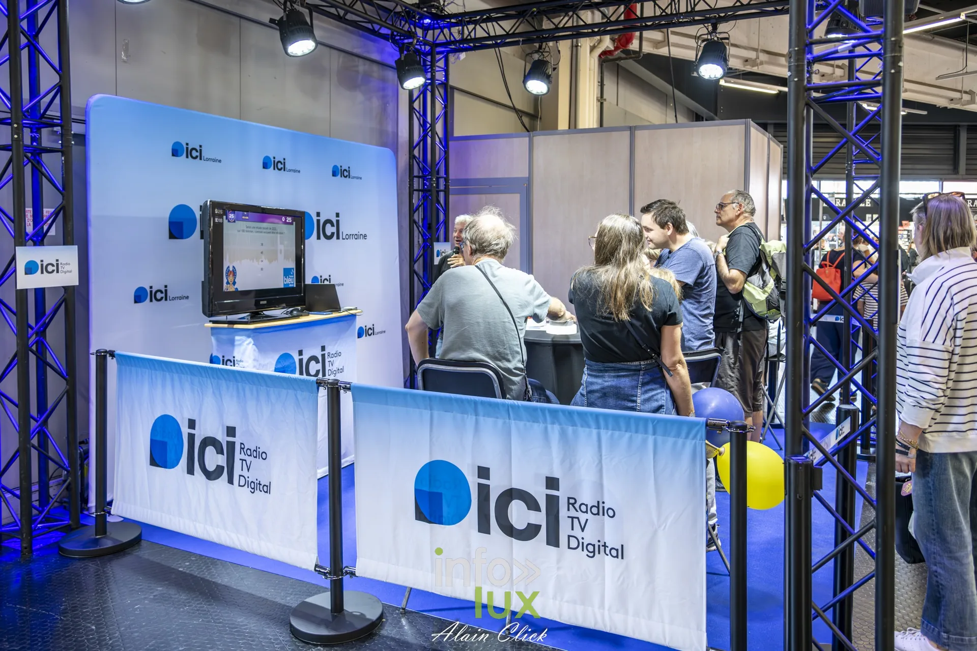 Stand de la radio ICI, Foire internationale de Metz 2026