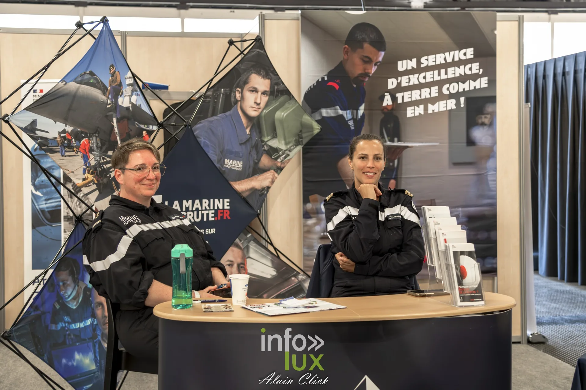 Stand de recrutement de la Marine nationale, Foire internationale de Metz 2026