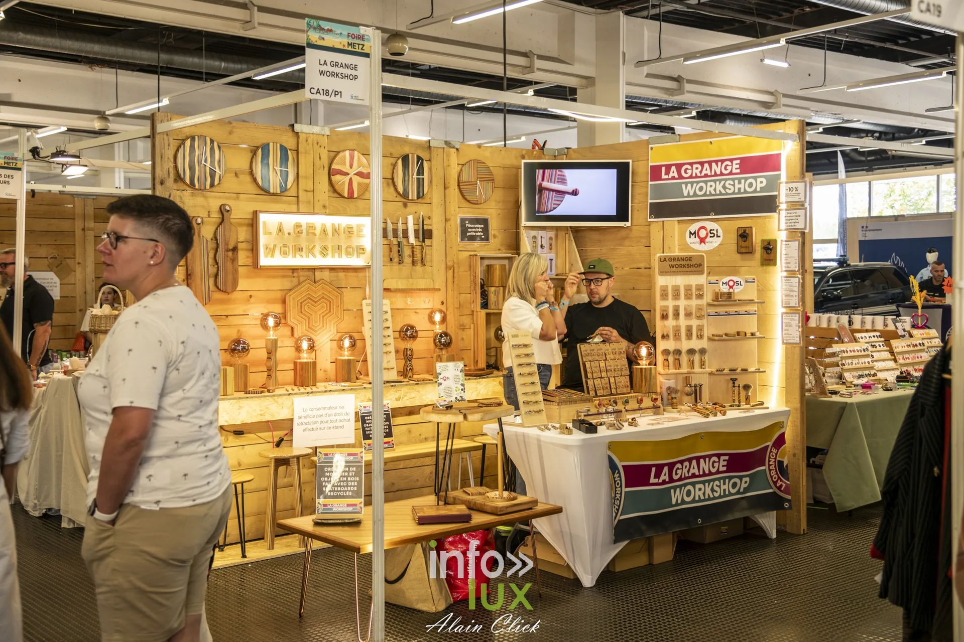 Stand d’artisanat du bois, Foire internationale de Metz 2026