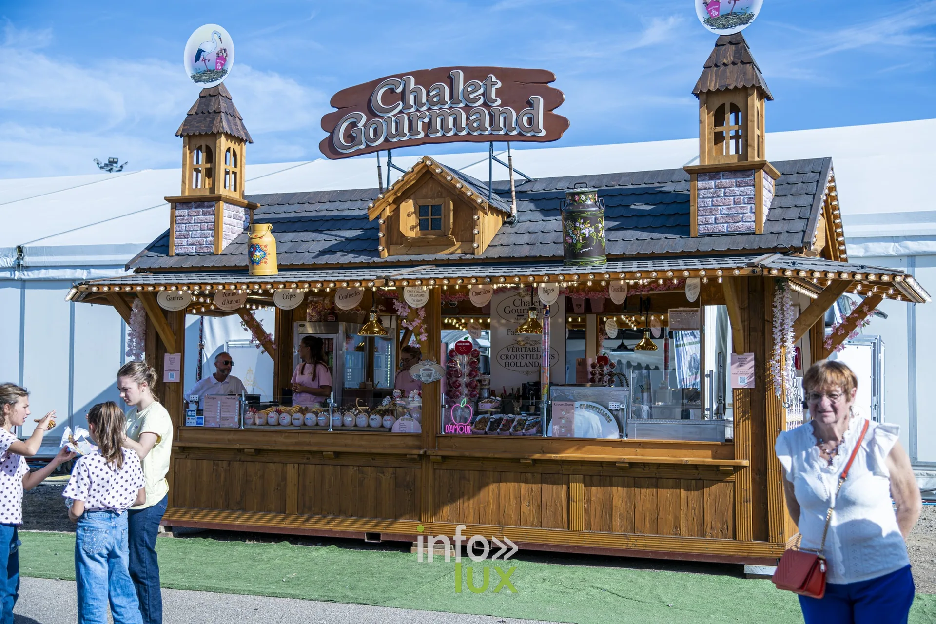 Le Chalet Gourmand, espace de restauration extérieur, Foire internationale de Metz 2026