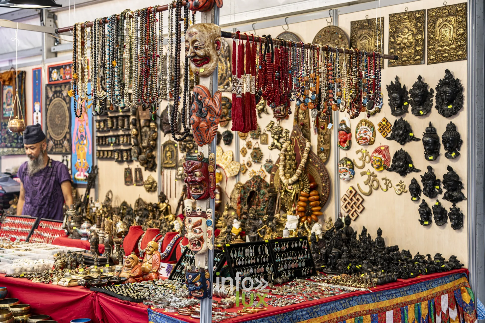 Stand d’artisanat et de bijoux d’inspiration asiatique, Foire internationale de Metz 2026