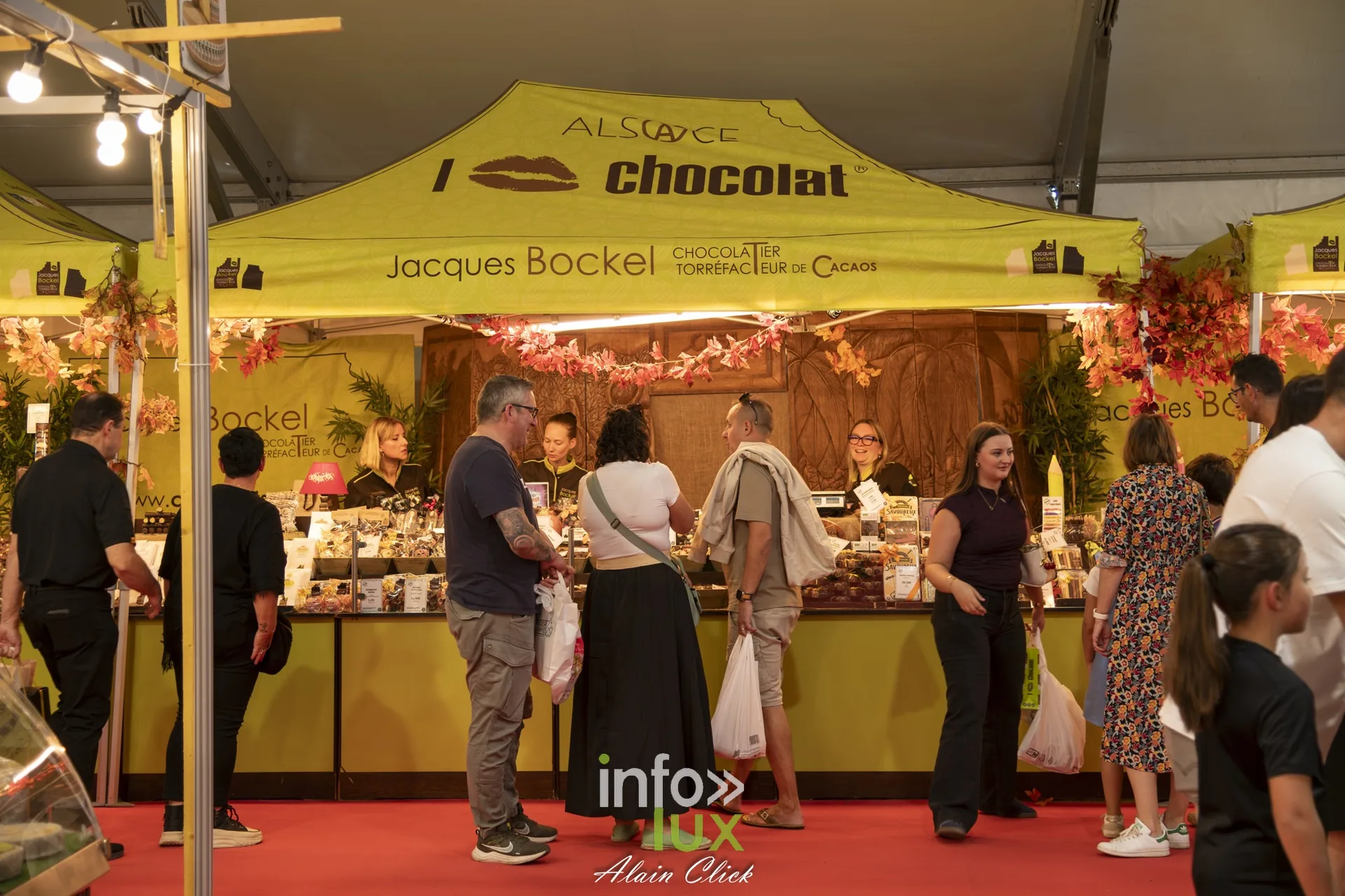 Stand de produits gastronomiques sous le chapiteau des saveurs, Foire internationale de Metz 2026
