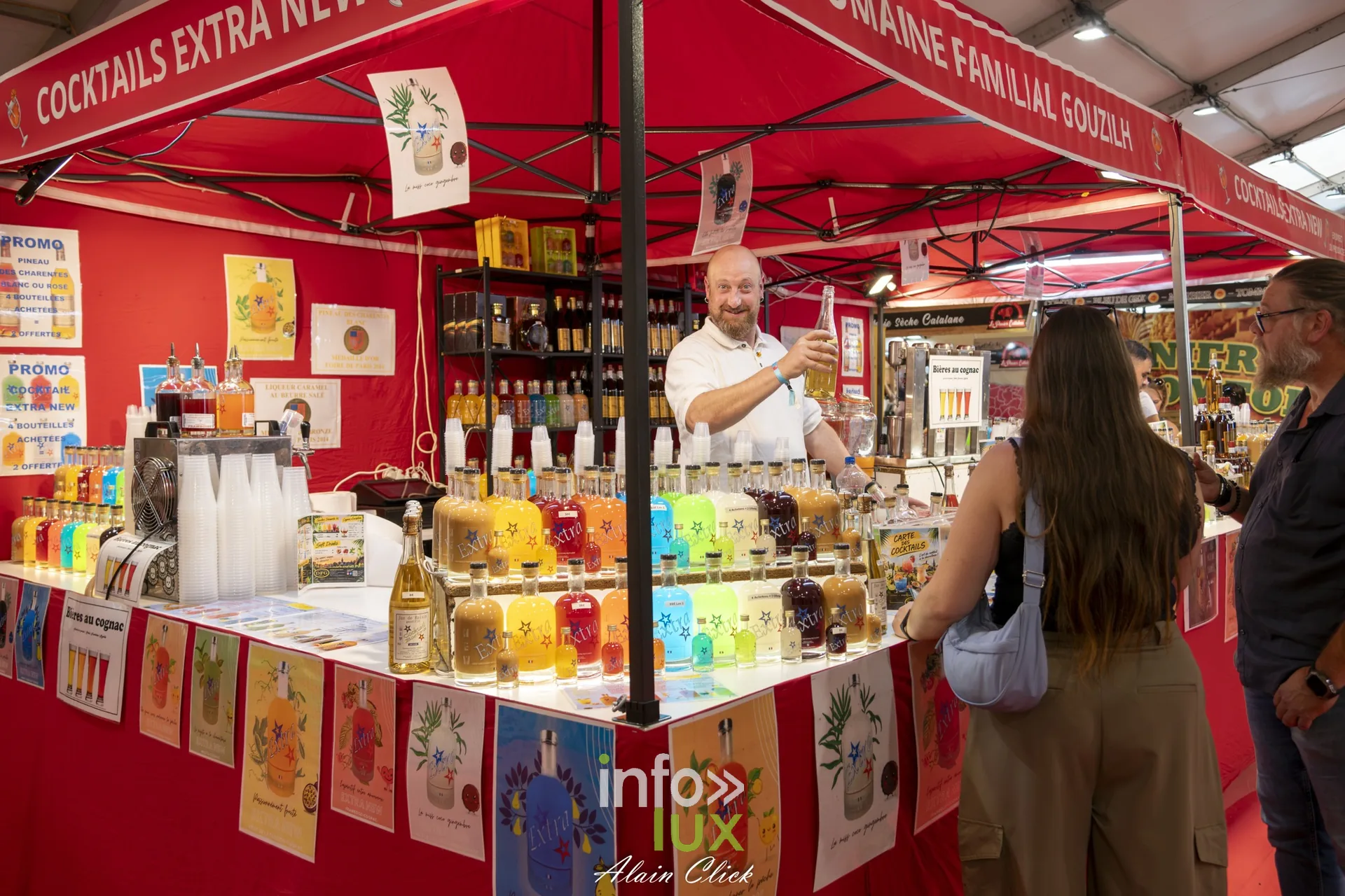Stand de produits gastronomiques sous le chapiteau des saveurs, Foire internationale de Metz 2026