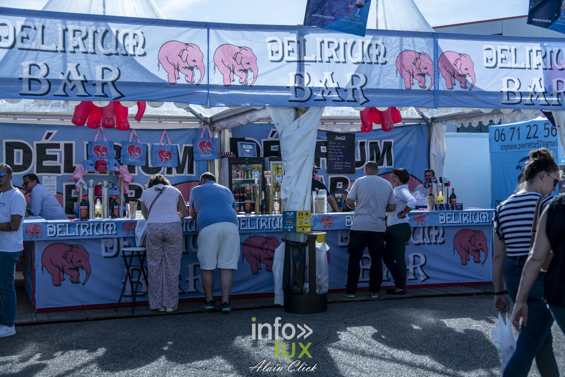 Le bar du Delirium sur l’esplanade, Foire internationale de Metz 2026