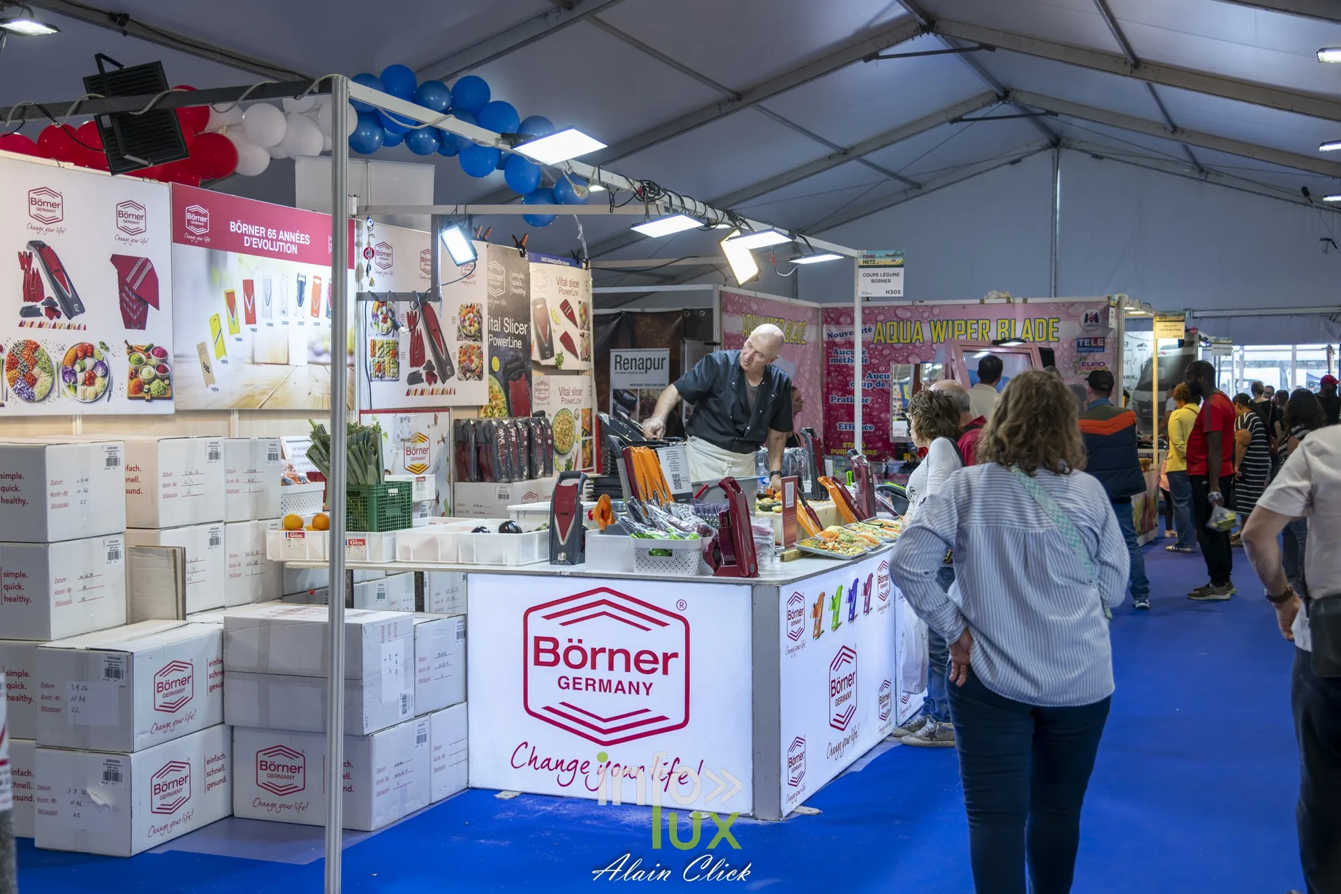 Démonstration et stand d’un exposant, Foire internationale de Metz 2026