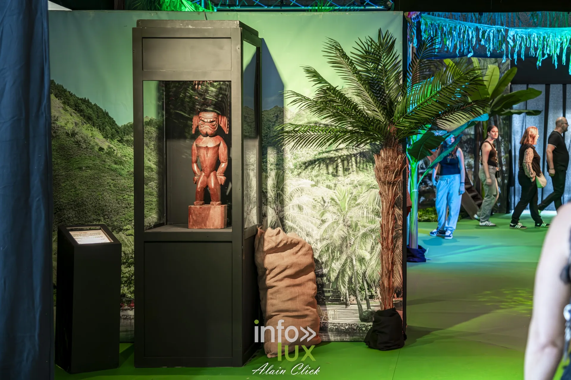 Vitrine de l’exposition sur le Pacifique, Foire internationale de Metz 2026