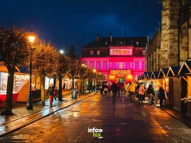 Inauguration du marché de Noël à Wissembourg