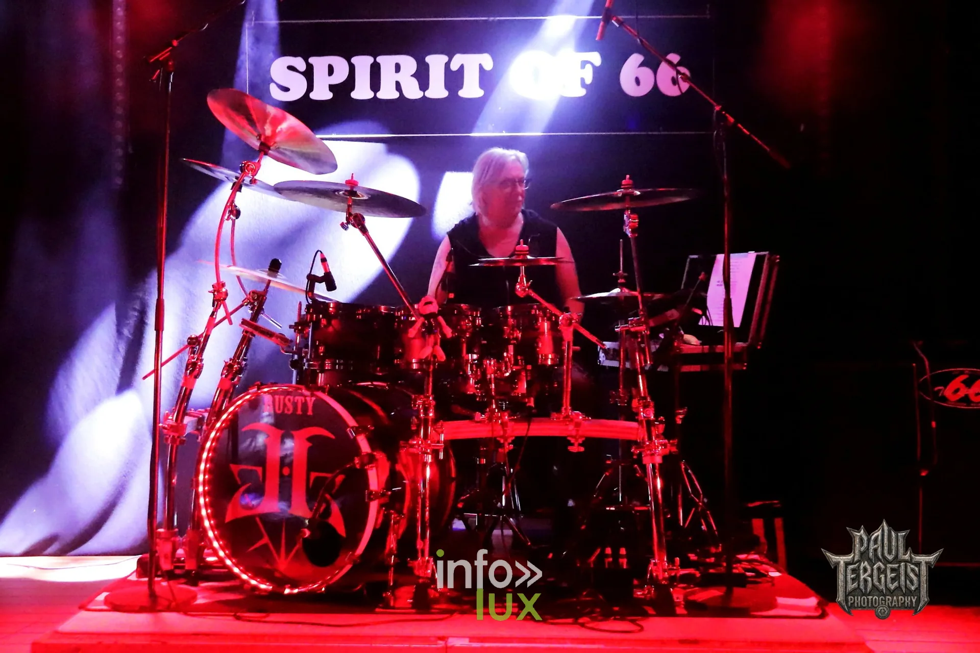 John L au Spirit of 66 à Verviers, 26 septembre 2026 : Rusty James à la batterie