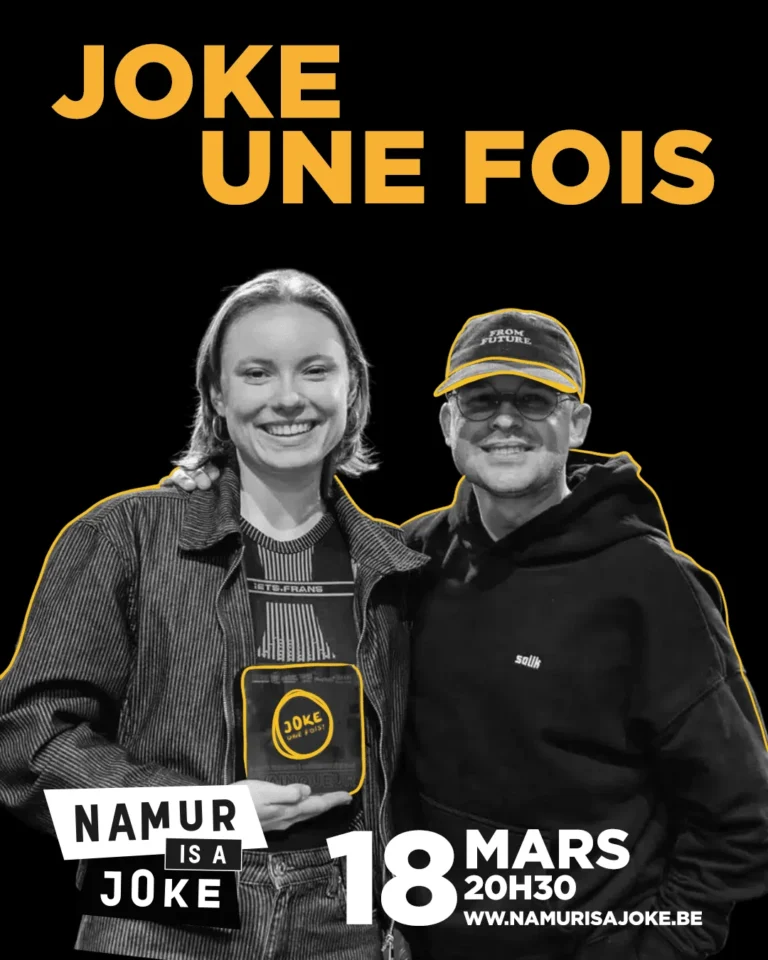 Namur > Humour > Joke une fois 2027 : demi-finale et finale du concours d’humour — Namur is a Joke 2027