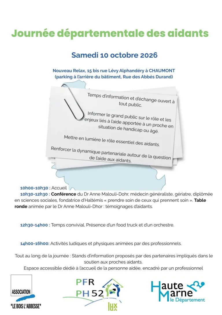 Chaumont > Sorties & Découvertes > Journée Départementale des aidants