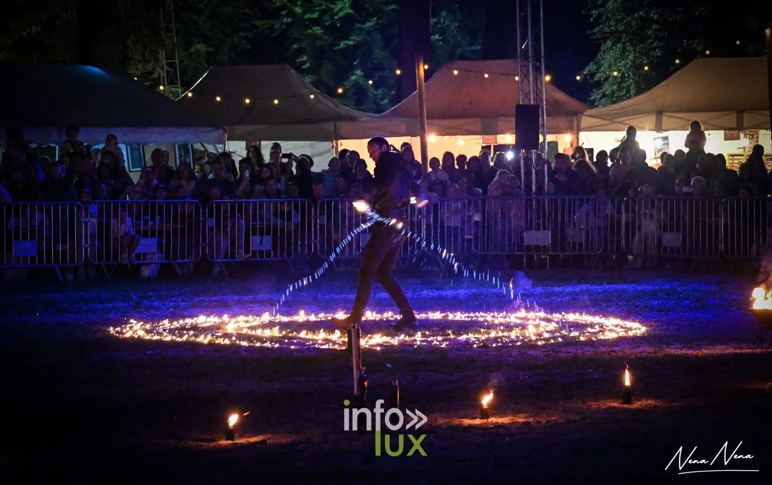 Journées du Cheval 2026 à Braine-l’Alleud, parc du Cheneau : nocturne « Hypnotica » du samedi soir, cercle de feu au sol