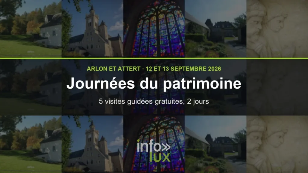 Journées du patrimoine 2026 à Arlon : les 5 visites guidées gratuites des 12 et 13 septembre