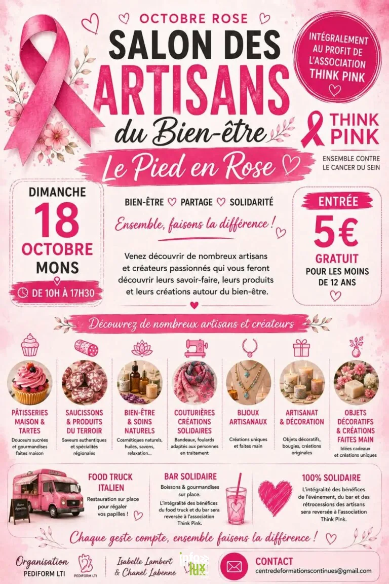 Mons > Famille > Le pied en Rose – octobre rose