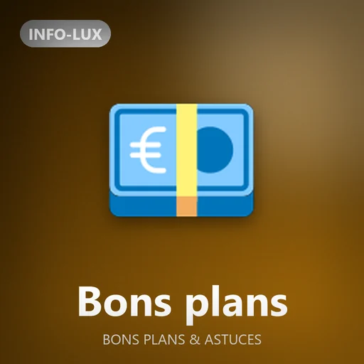 Logo de la rubrique Bons plans d'Info-lux