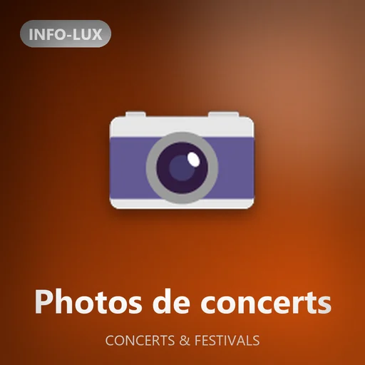 Logo de la rubrique Photos de concerts d'Info-lux