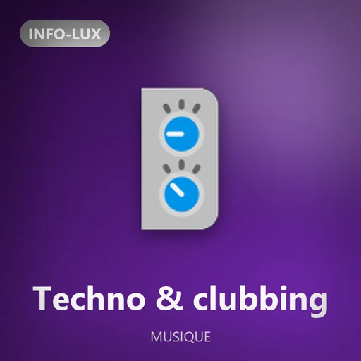 Logo de la rubrique Techno & clubbing d'Info-lux