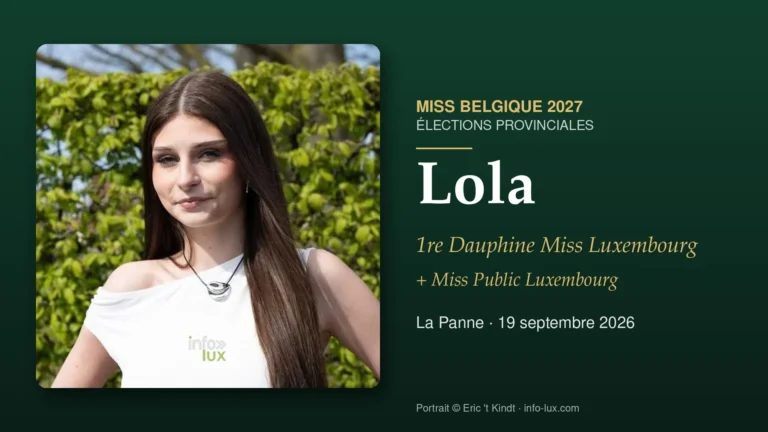 Lola Saquet, Première Dauphine Miss Luxembourg 2027 : « Les Miss sont devenues une grande famille pour moi »