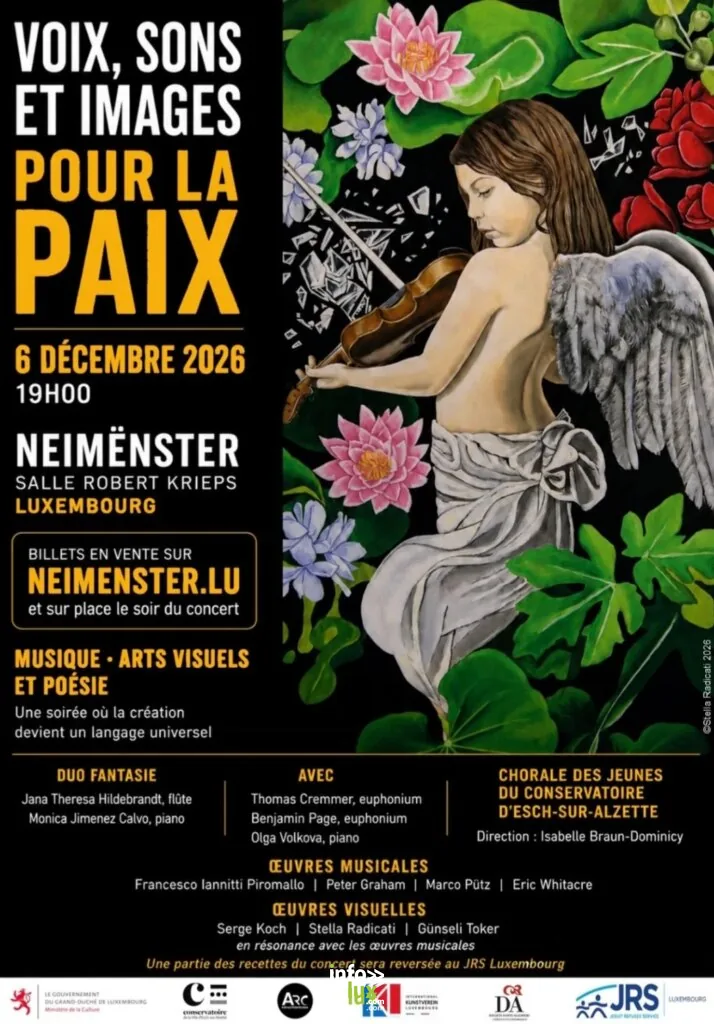 Luxembourg > Concert > Voix, Sons et Images pour la Paix - affiche