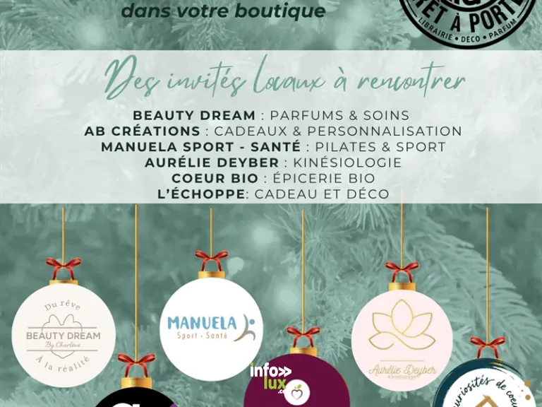 Marché de Noël à la boutique "Au Fil des Saisons" à Sainte-Marie-aux-Mines