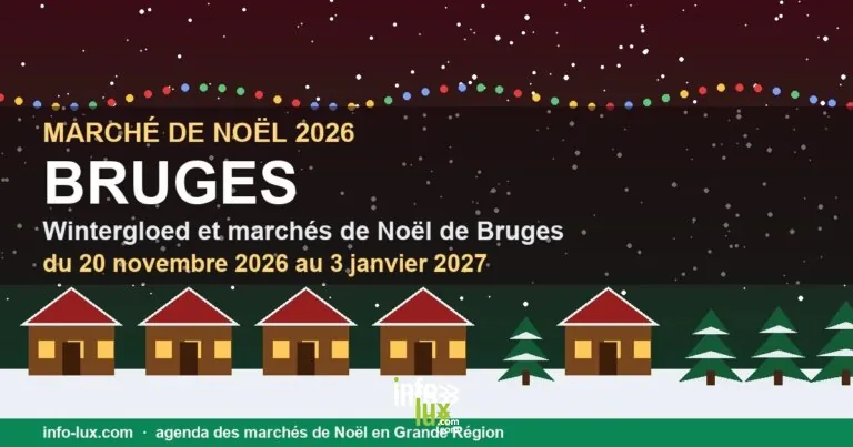 Wintergloed et marchés de Noël de Bruges 2026 : Bruges